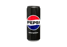 Pepsi БЕЗ ЦУКРУ 0.33 л