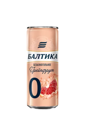 Балтика 0 Безалкогольное Грейпфрут 0,33 жб