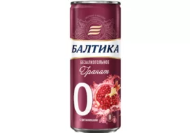 Балтика 0 Безалкогольное Гранат 0,33 жб